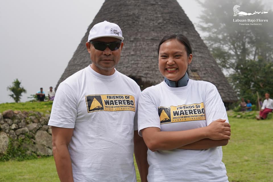 Gubernur NTT dan Dirut BOPLBF saat tinjau Desa Wisata Waerebo